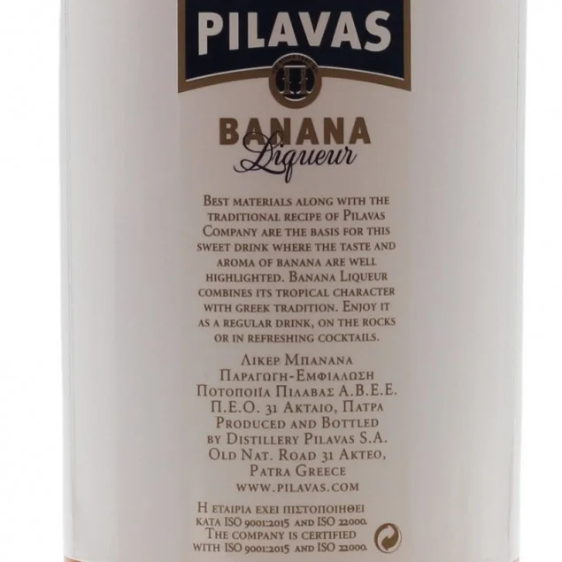 Pilavas Banana Liqueur 0,7 L 25% vol